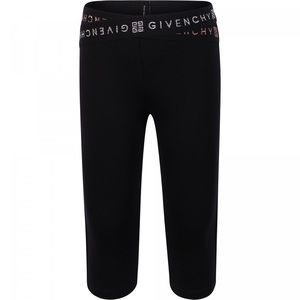 GIVENCHY logo band cropped capri tights/leggings